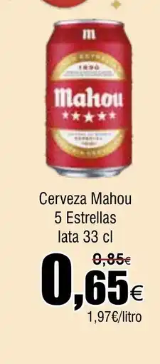 FROIZ Cerveza Mahou 5 Estrellas lata oferta