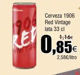 FROIZ 1906 RED VINTAGE Cerveza lata oferta