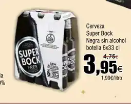 FROIZ Cerveza Super Bock Negra sin alcohol botella oferta