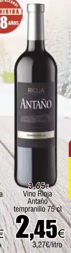 FROIZ Vino Rioja Antaño tempranillo oferta