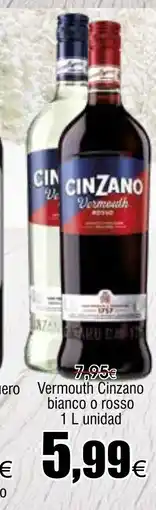 FROIZ Vermouth Cinzano bianco o rosso oferta