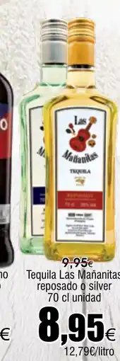 FROIZ Tequila Las Mañanitas reposado o silver oferta