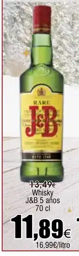 FROIZ J&B Whisky oferta