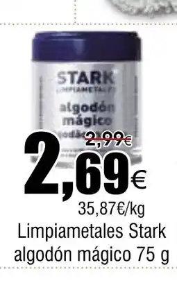 FROIZ Limpiametales Stark algodón mágico oferta
