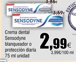 FROIZ Crema dental Sensodyne blanqueador o protección diaria oferta