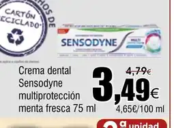 FROIZ Crema dental Sensodyne multiprotección menta fresca oferta