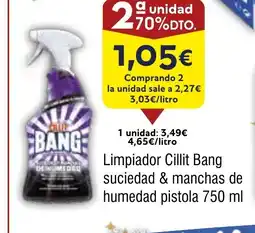 FROIZ Limpiador Cillit Bang suciedad & manchas de humedad humedad pistola oferta