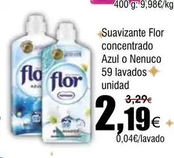 FROIZ Suavizante Flor concentrado Azul o Nenuco 59 lavados oferta