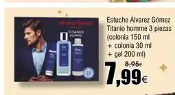 FROIZ Estuche Álvarez Gómez Titanio homme 3 piezas oferta