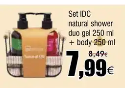 FROIZ Set IDC natural shower duo gel oferta