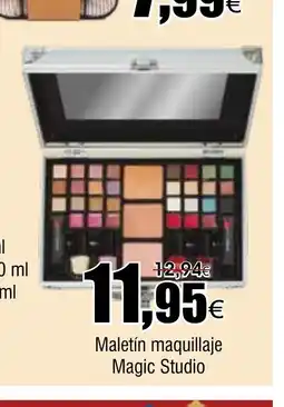 FROIZ Maletín maquillaje Magic Studio oferta