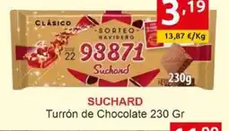 Supermercados Extremadura SUCHARD Turrón de Chocolate oferta