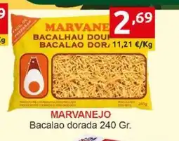 Supermercados Extremadura MARVANEJO Bacalao dorada oferta