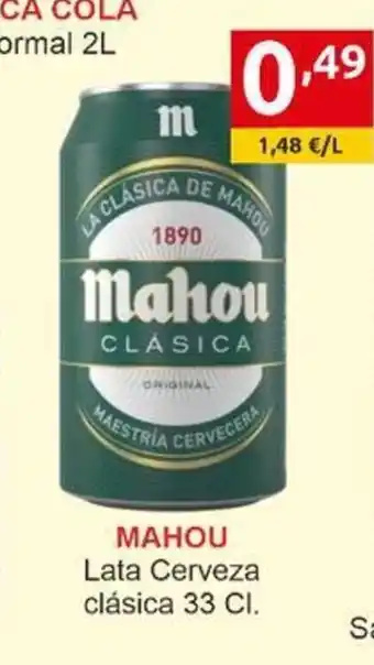 MAHOU Lata Cerveza clásica
