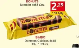 Supermercados Extremadura BIMBO Donettes Clásicos oferta