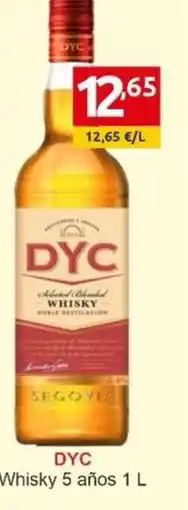 Supermercados Extremadura DYC Whisky 5 años oferta