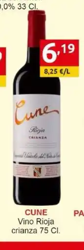Supermercados Extremadura CUNE CUNE Vino Rioja oferta