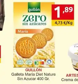 Supermercados Extremadura GULLÓN Galleta María Diet Nature Sin Azucar oferta
