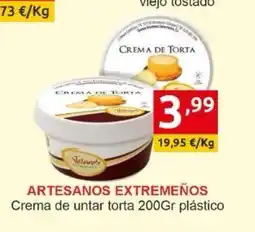 Supermercados Extremadura ARTESANOS EXTREMEÑOS Crema de untar torta oferta