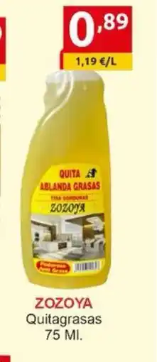Supermercados Extremadura ZOZOYA Quitagrasas oferta