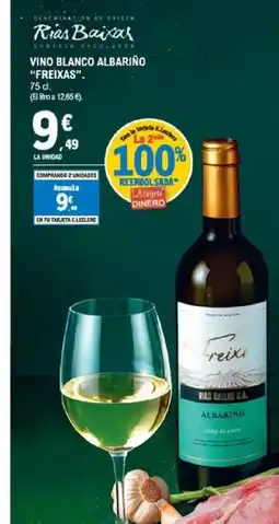 E.Leclerc FREIXAS Vino blanco albariño oferta