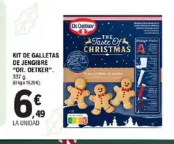 E.Leclerc DR OETKER Kit de galletas de jengibre oferta