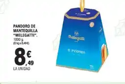 E.Leclerc MELEGATTI Pandoro de mantequilla oferta