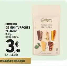 E.Leclerc ELIGES Surtido de mini turrones oferta