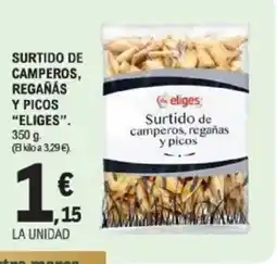 E.Leclerc ELIGES Surtido de camperos, regañás y picos oferta