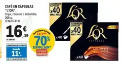 E.Leclerc L'OR Café en cápsulas oferta