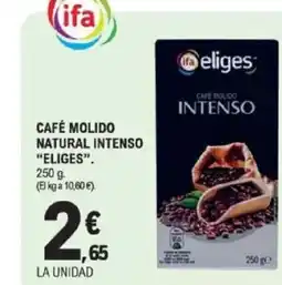E.Leclerc ELIGES Café molido natural intenso oferta