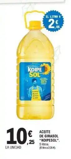 E.Leclerc KOIPESOL Aceite de girasol oferta