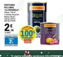 E.Leclerc LA ESPAÑOLA Aceitunas rellenas oferta
