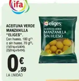 E.Leclerc ELIGES Aceituna verde manzanilla oferta