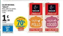 E.Leclerc GALLO Caldo natural oferta