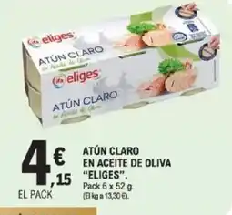 E.Leclerc ELIGES Atún claro en aceite de olia oferta