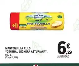 E.Leclerc CENTRAL LECHERA ASTURIANA Manteuilla rulo oferta