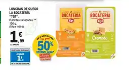 E.Leclerc TGT Lonchas de queso la bocatería oferta