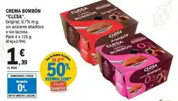 E.Leclerc CLESA Crema bombón oferta