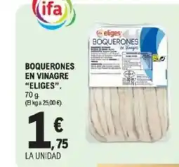 E.Leclerc ELIGES Boquerones en vinagre oferta