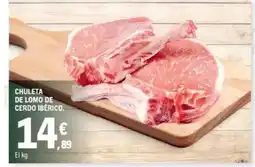 E.Leclerc Chuleta de lomo de cerdo ibérico oferta