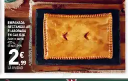 E.Leclerc Empanada rectangular elaborada en galicia oferta