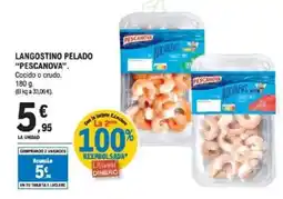 E.Leclerc PESCANOVA Langostino pelado oferta