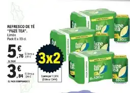 E.Leclerc FUZE TEA Refresco de té oferta