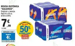 E.Leclerc AQUARIUS Bebida isotónica oferta
