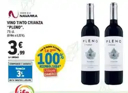 E.Leclerc PLENO Vino tinto crianza oferta