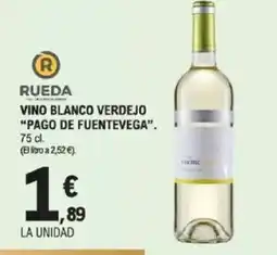 E.Leclerc PAGO DE FUENTEVEGA Vino blanco verdejo oferta