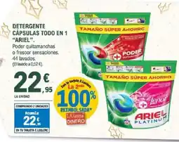 E.Leclerc ARIEL Detergente cápsulas todo en 1 oferta