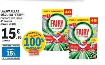 E.Leclerc FAIRY Lavavajillas máquina oferta