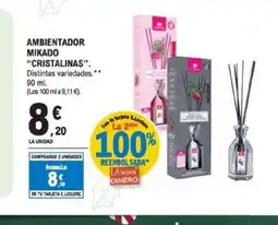 E.Leclerc CRISTALINAS Ambientador mikado oferta